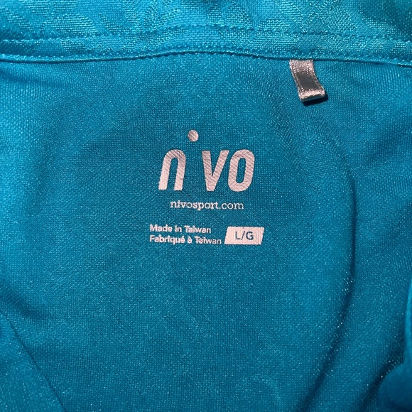 Blue and White Golf Polo - Picture 3 of 5